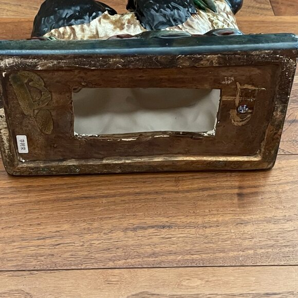 Panda with Bamboo Centerpiece Statue Ceramic - Picture 5 of 5